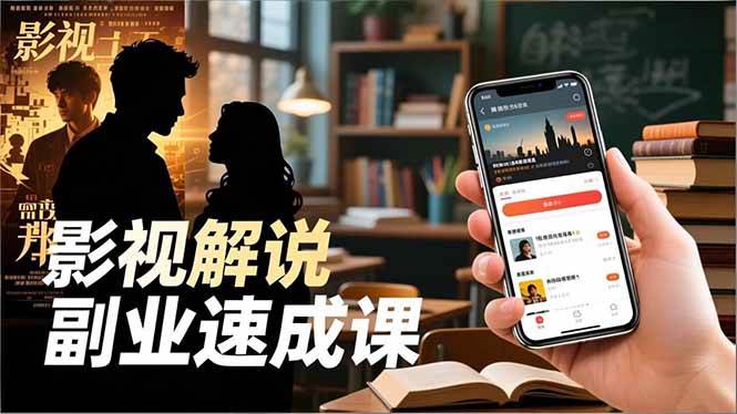 （16740期）Tk影视解说副业速成课，软件安装、全流程实操、爆款预设，新手两周变现-九才资源网