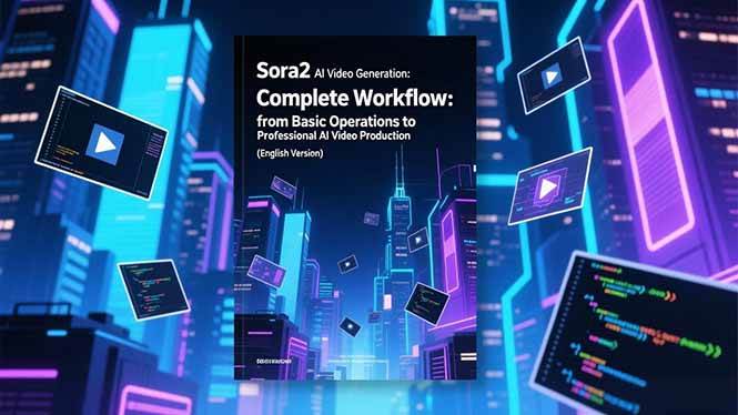 （16758期）Sora2 AI视频生成的系统教程（英文版）：从基础操作到专业级AI视频制作的完整工作流-九才资源网