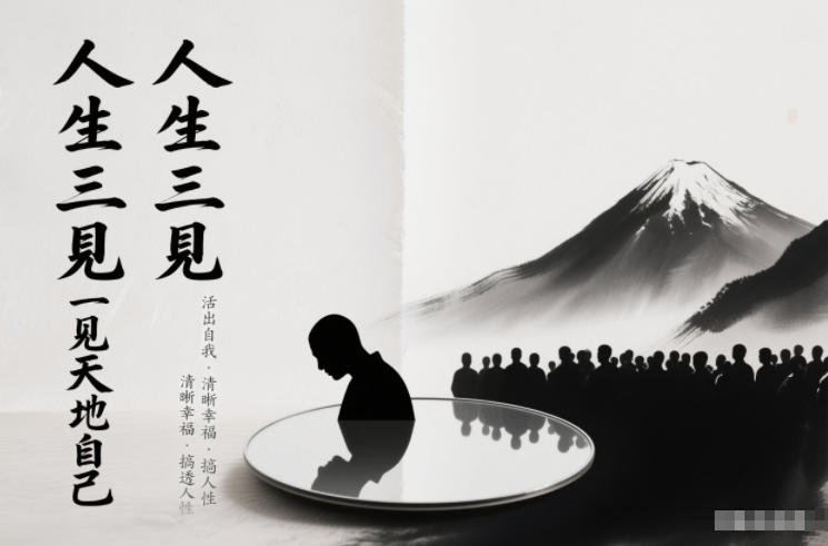 人生三见一见天地见众生见自己，活出自我拥有清晰幸福人生，搞透人性-九才资源网