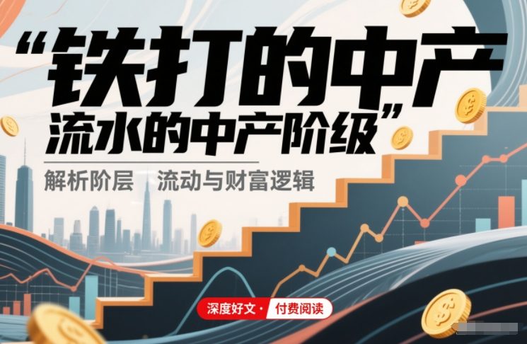 付费文章：铁打的中产，流水的中产阶级-九才资源网