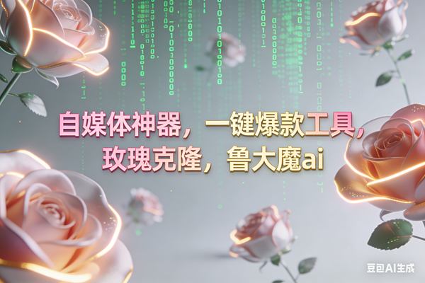 （16957期）ai鲁大魔，自媒体必备的软件，玫瑰克隆神器，一键爆款，详细教程-九才资源网
