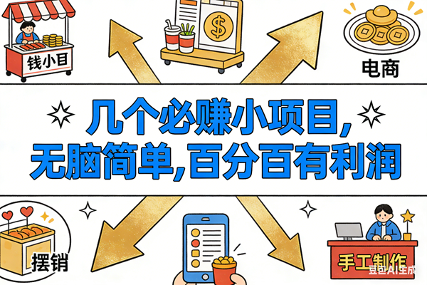 （16956期）9个必赚小项目，无脑简单，百分百有利润，副业首选，日入200+-九才资源网