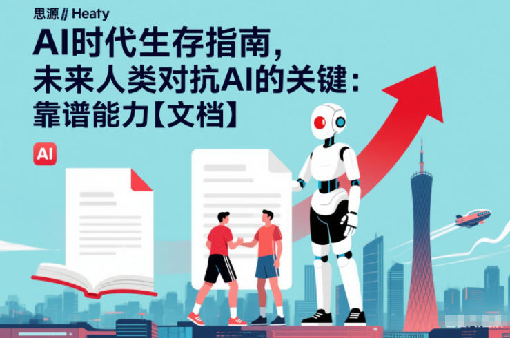 AI时代生存指南，未来人类对抗AI的关键：靠谱能力【文档】-九才资源网