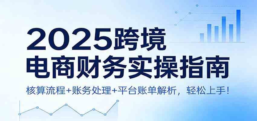 2025跨境电商财务实操指南：核算流程+账务处理+平台账单解析，轻松上手！-九才资源网