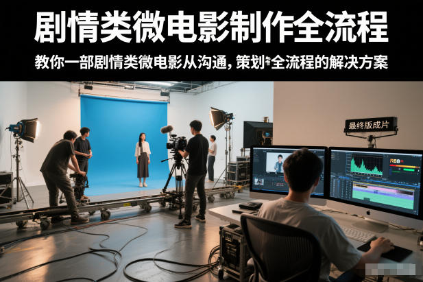 剧情类微电影制作全流程，教你一部剧情类微电影从沟通，策划到拍摄制作全流程的解决方案-九才资源网