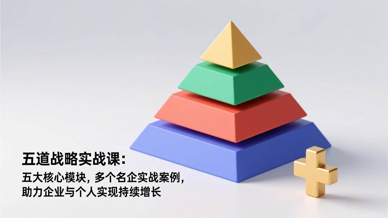 （17095期）五道战略实战课：五大核心模块，多个名企实战案例，助力企业与个人实现持续增长-九才资源网