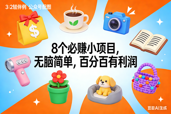 （17114期）8个必赚小项目，无脑简单，百分百有利润，副业首选，日入300+-九才资源网